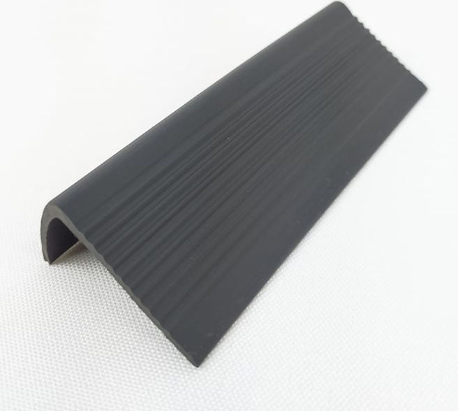 PVC STAIR NOSING (42MM X 8 FT.) SOFT-REG Black