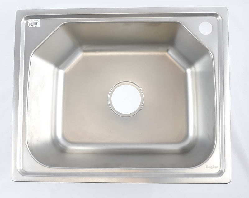 REGINA S/S KITCHEN SINK W/OUT FITTINGS RG111 1B 52X42X20CM