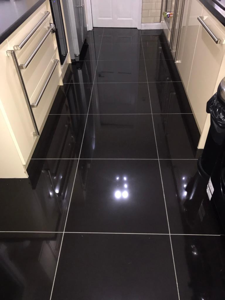 ^KJ Porcelain Tile 60x60 Pure Black